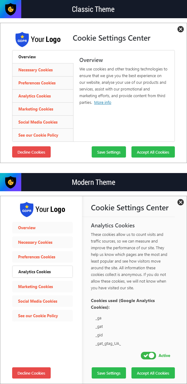 Cookie Plus GDPR - Cookies Consent Solution for WordPress. Master Popups Addon - 12