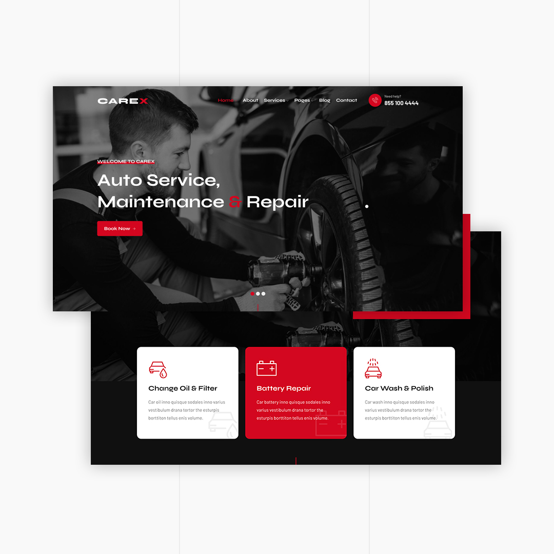 Carex - Car Repair & Auto Service Template