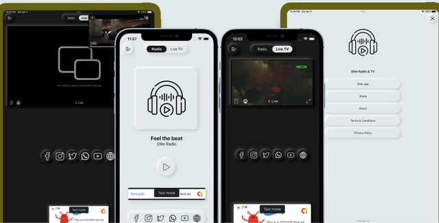 Elite Radyo ve TV - Modern iOS Radyo ve TV Uygulaması - 2