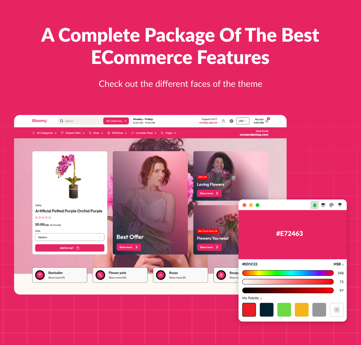 Bloomy - Flower & Florist Shopify 2.0 eCommerce Template - 17