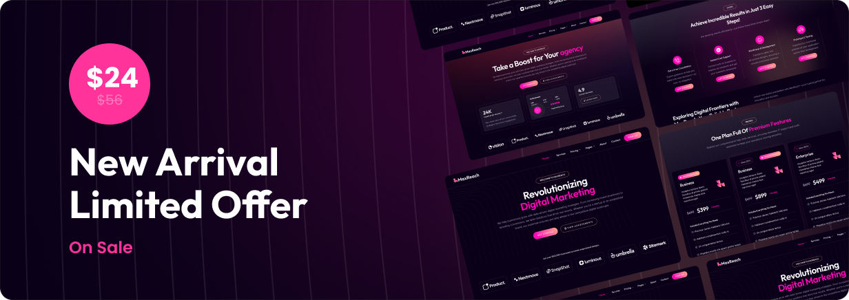 MaxReach - SEO & Digital Agency WordPress Theme - 1