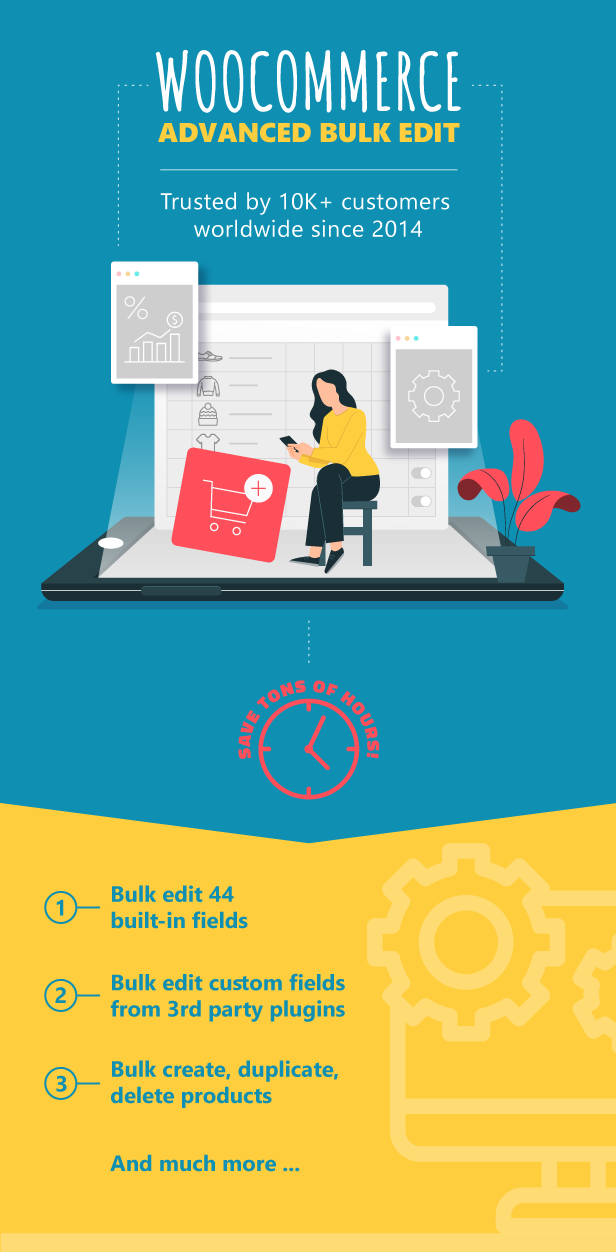 WooCommerce Advanced Bulk Edit, Trusted by 10K+ customers