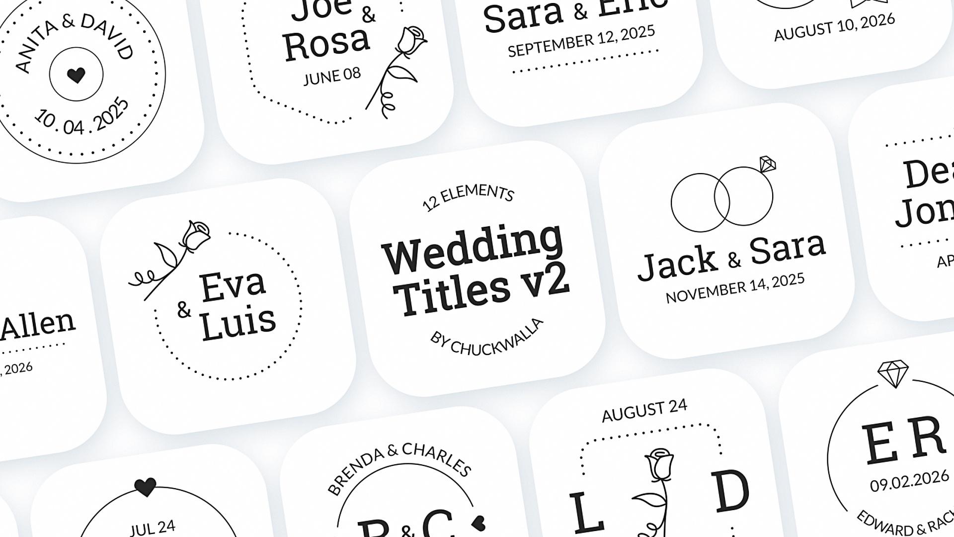 Chuckwalla - Wedding Titles v2