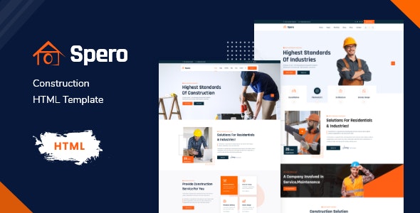 Spero - Construction & Renovation HTML Template