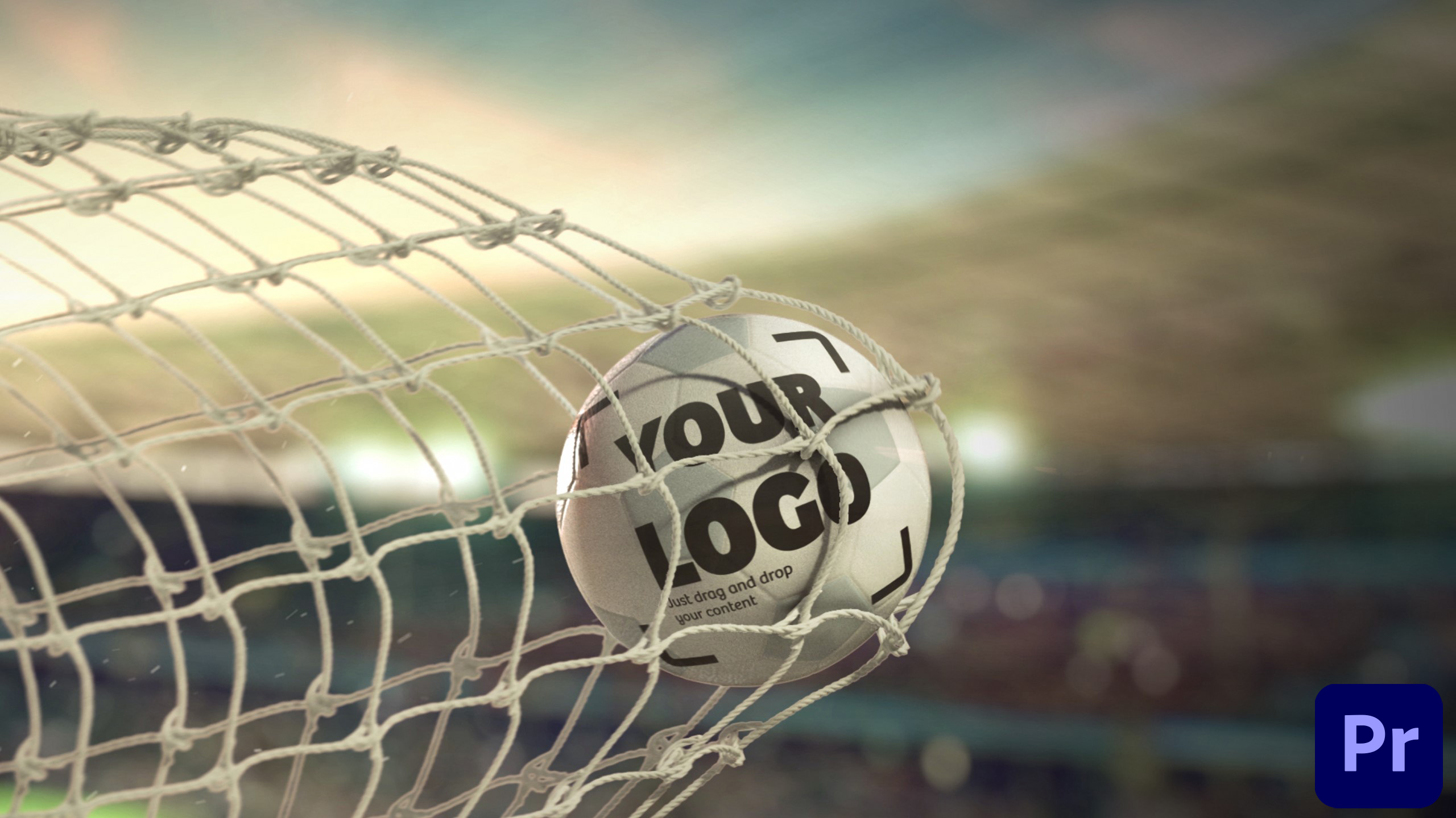 Soccer Scoring Logo Reveal Intro Opener Frontal Premiere - 4