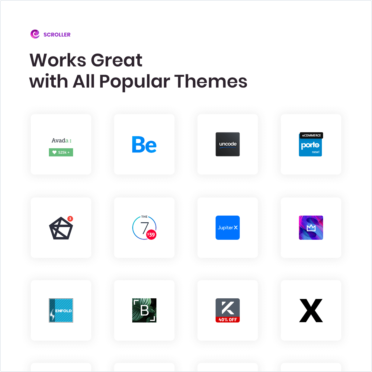 Works Great with all Popular WordPress Themes