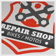 Repair Shop Badge Logo Template