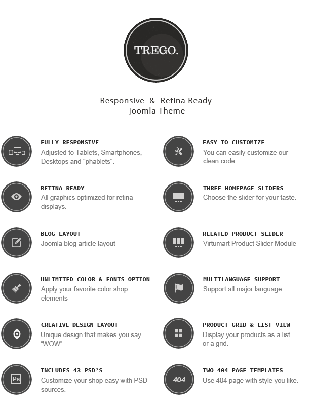 Trego - Premium Responsive Joomla Theme - 5