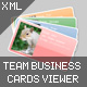 XML Team Business Cards viewer