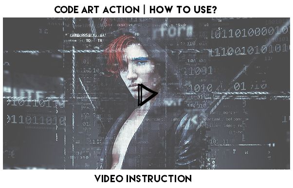 Code Art Photoshop Action - 1