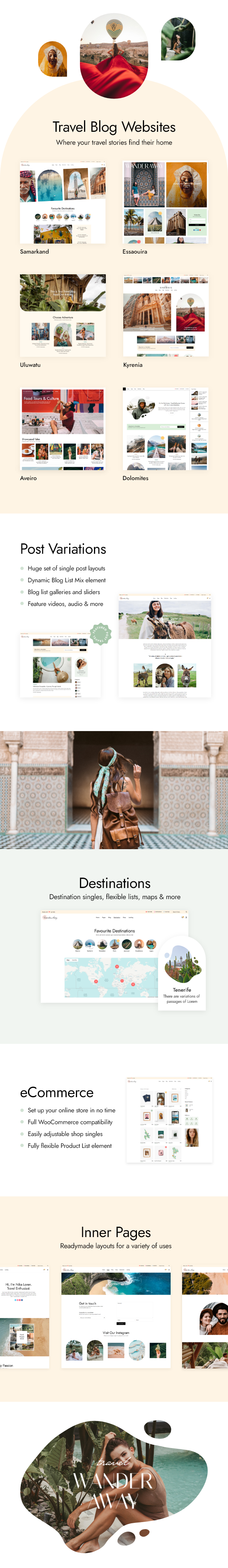 WanderAway - Travel Blog WordPress Theme - 1