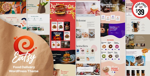 Eatsy - Food Delivery WordPress Theme - Food Retail
