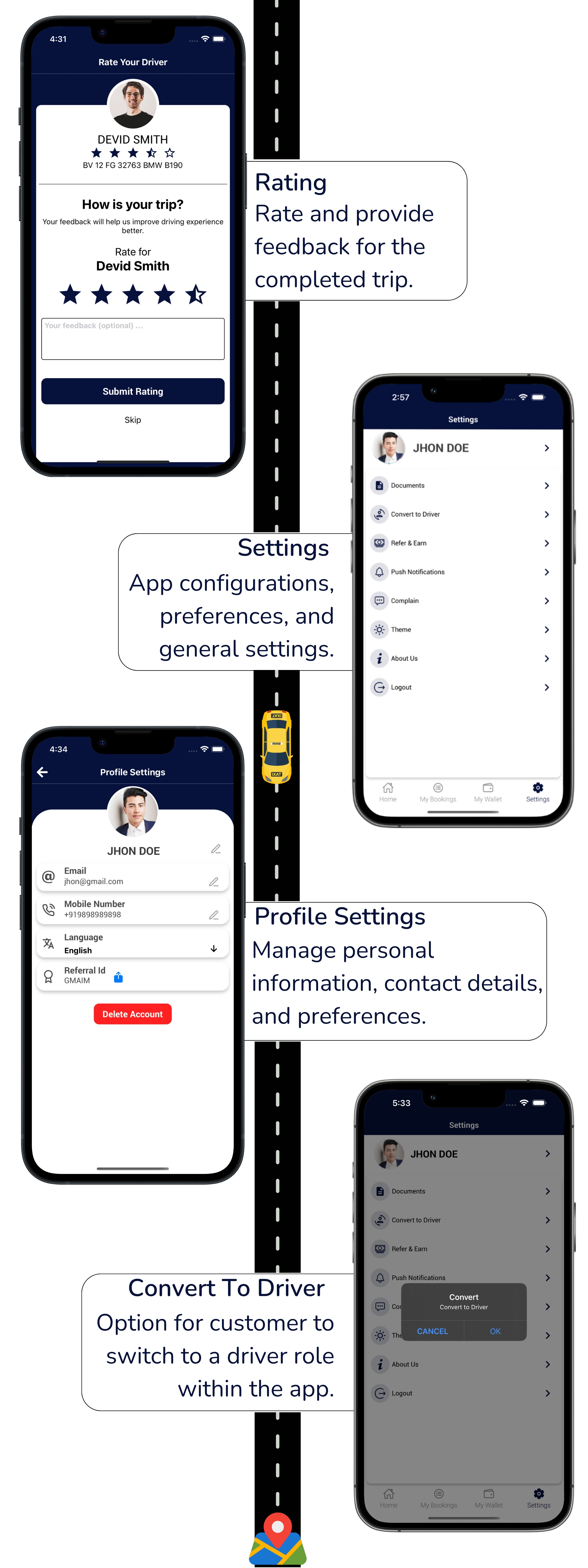 Exicube Taxi App - 16