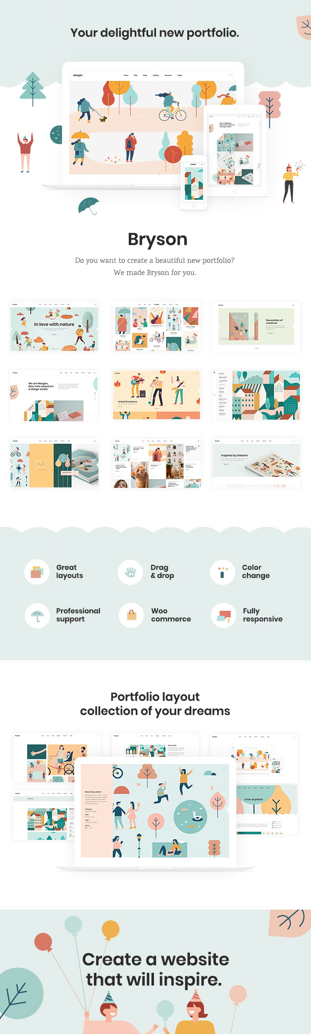 Bryson - Illustration and Design Portfolio Theme - 1