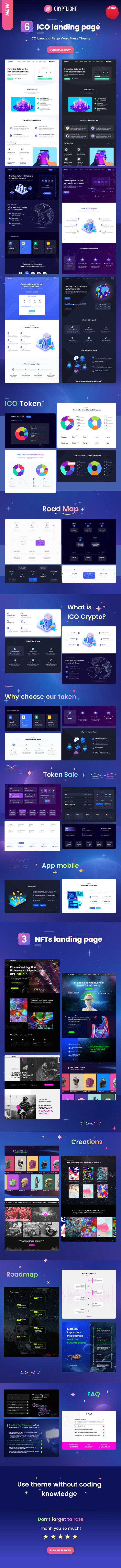 ICO Landing Page WordPress Theme