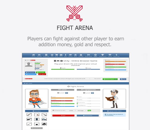 vCity - Online Browser Game Platform - 7 vCity - Online Browser Game Platform - 7