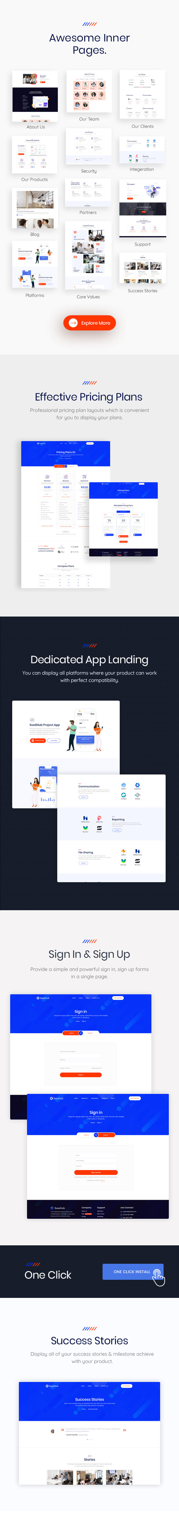 SaaSHub Theme Features