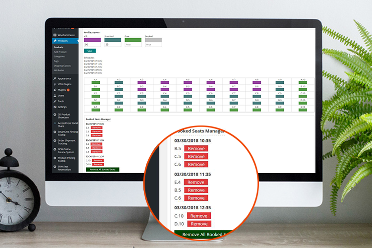 Advance Seat Reservation Management for WooCommerce - 3