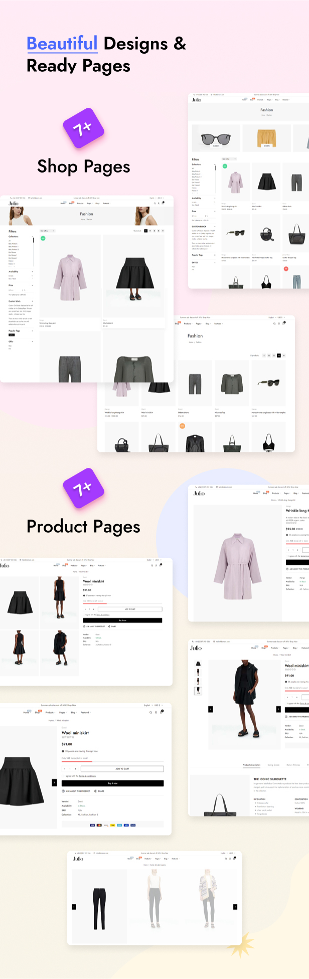 Julio - Shopify theme