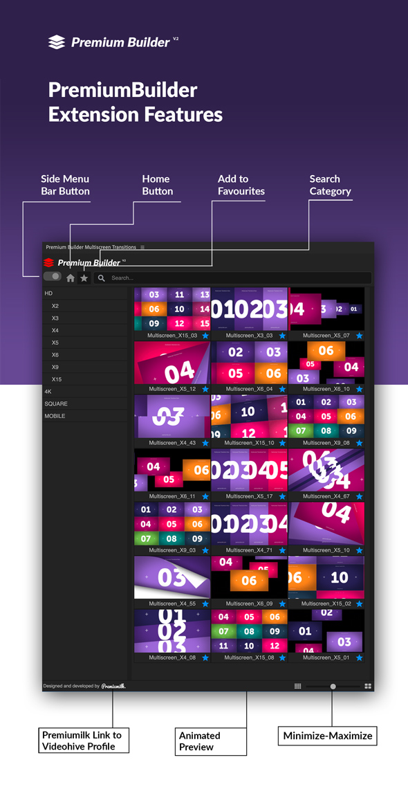 Multiscreen Transitions for Premiere Pro - 16