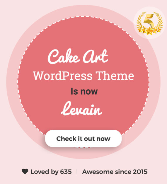 Levain - Cake WordPress Theme - 1