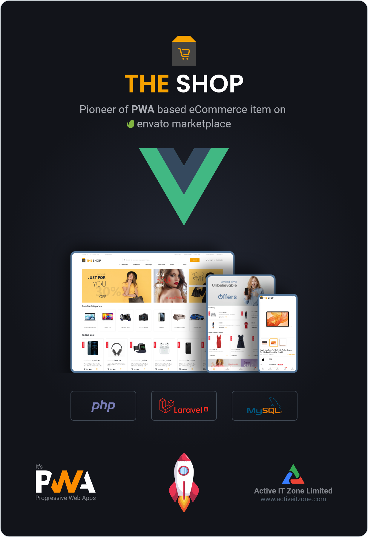 The Shop - PWA eCommerce CMS - 1