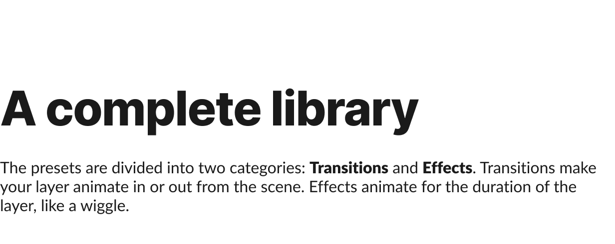 Motion Presets for Animation Composer - 4