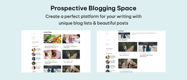  Prospective Blogging Space