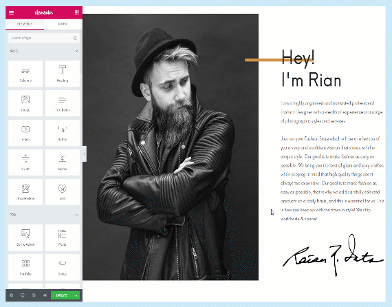 fila woocommerce wordpress theme - real time customization