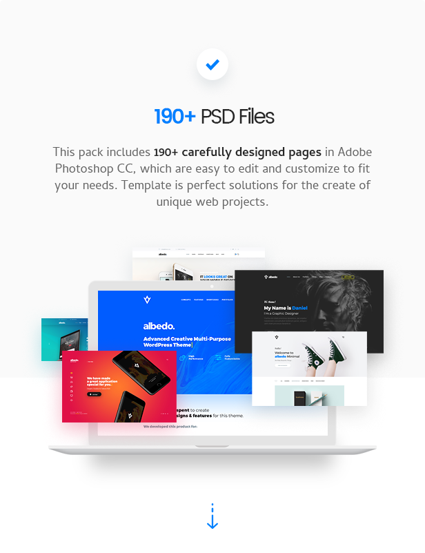 Albedo - Universal and Multipurpose Soft Material PSD Template - 3
