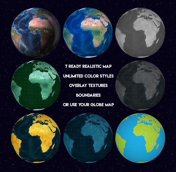 Globe Map Pro Kit - 3