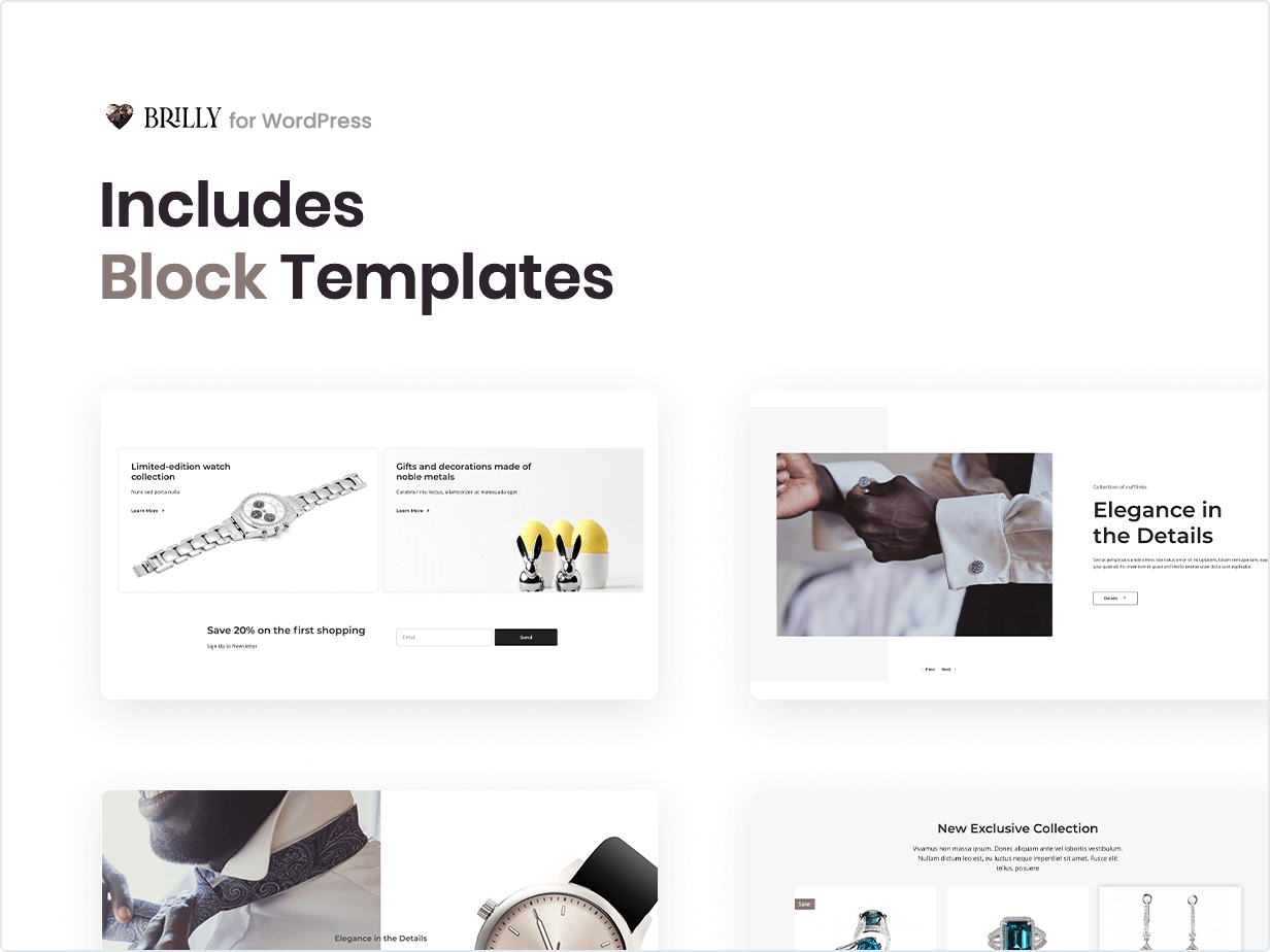 Includes Block Templates