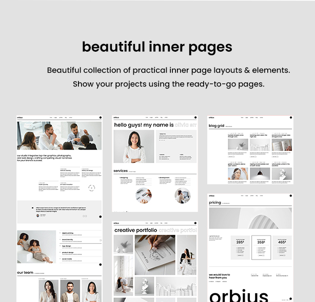 Orbius - Creative Agency and Portfolio Theme