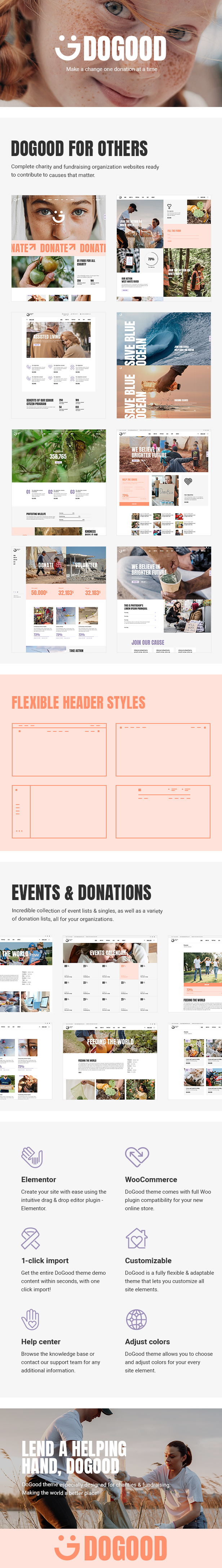 DoGood - Charity & Nonprofit WordPress Theme - 2