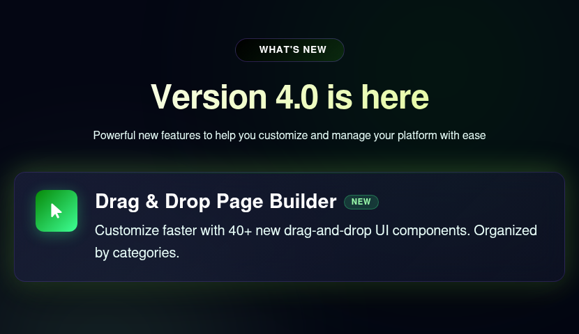 Mentor LMS drag and drop builder