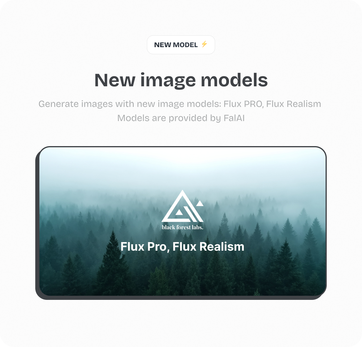 Generate images with new image models: Flux PRO, Flux Realism Models are provided by FalAI  @heyaikeedo #aikeedo