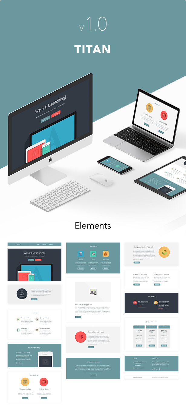 Titan - Responsive Email + Themebuilder Access - 1