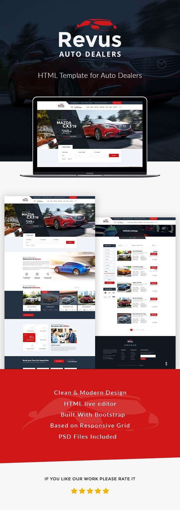 Revus - Auto Dealer HTML - 2