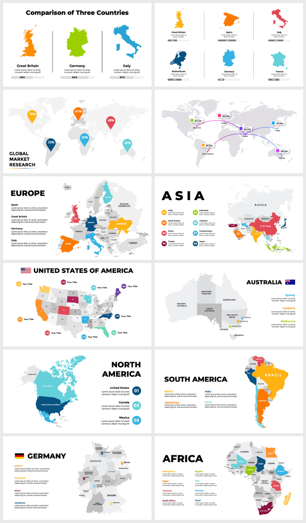 Wowly - 3500 Infographics & Presentation Templates! Updated! PowerPoint Canva Figma Sketch Ai Psd. - 128