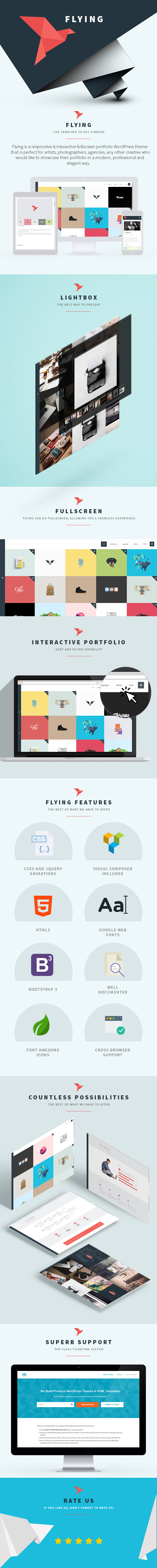 Flying - Interactive WordPress Theme