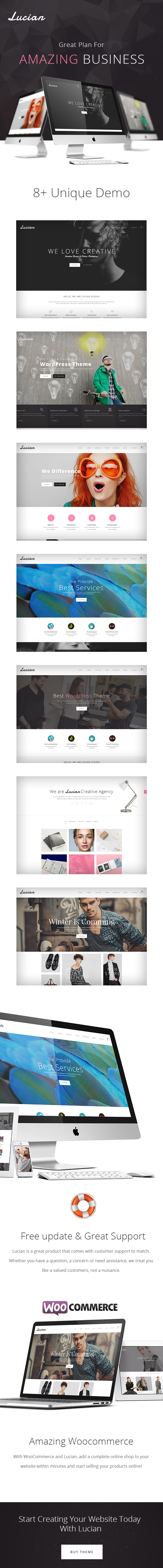 Lucian - Multi-Concept Creative HTML5 Template - 2