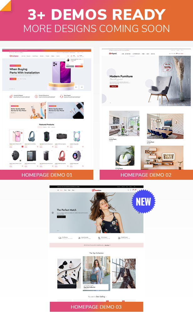 GOxtore - Electronics Store Elementor WooCommerce WordPress Theme