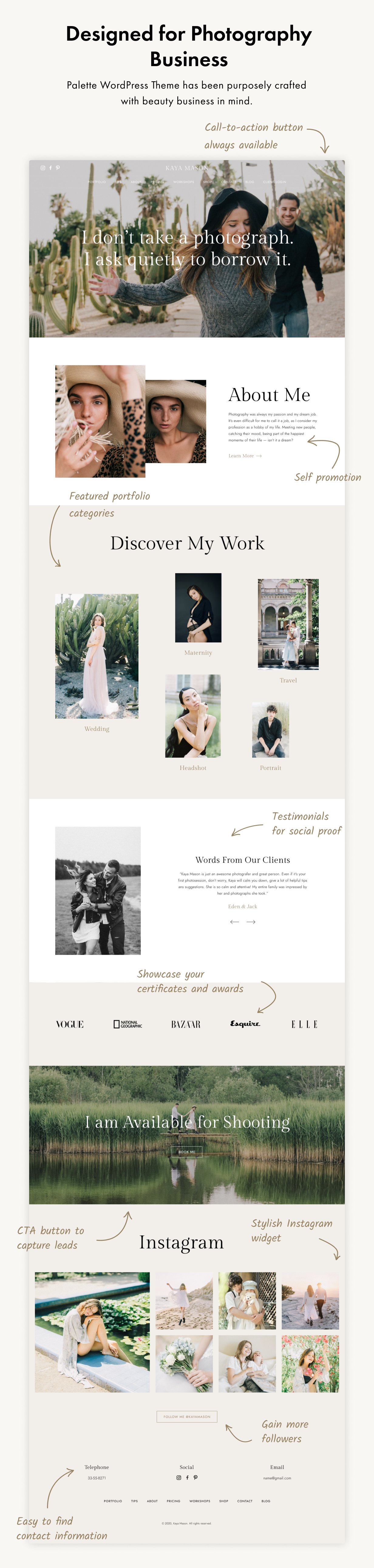 Palette WordPress Theme Presentation Image