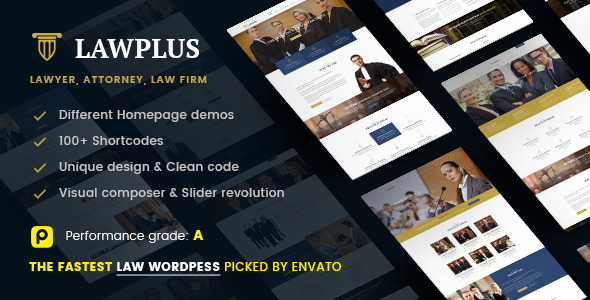 Law Plus - Law Responsive WordPress Theme (Lawyer, Law Firm, Attorney, Law Office)