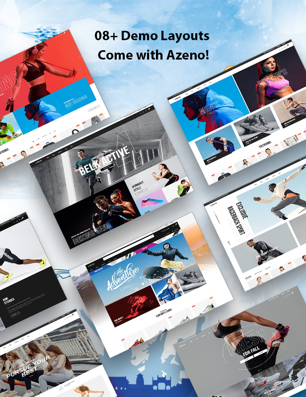 Azeno - Sport Fashion Ecommerce Prestashop Theme