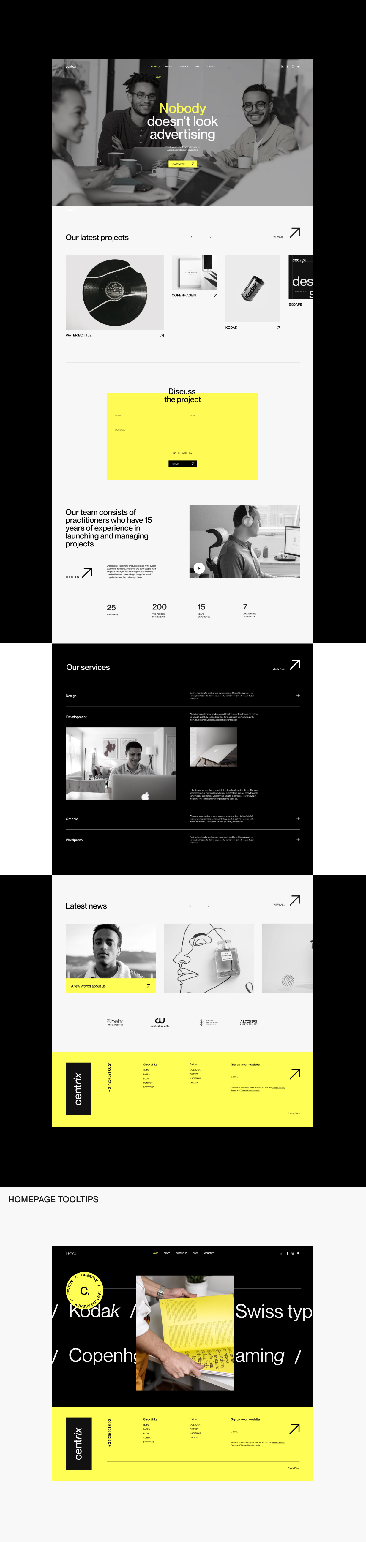 Centrix. - Creative Agency & Portfolio Figma Template - 7