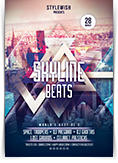 Skyline Beats Flyer
