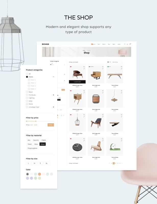 Demus - Furniture WooCommerce Theme