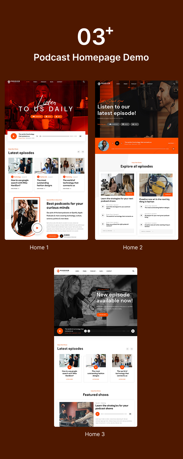 Podcast WordPress Theme