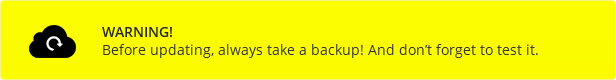Make backup first!